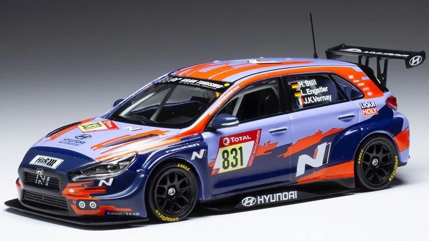 Hyundai Elantra N Tcr #831 24h Nurb.2021 Engstler/still/vernay 1:43 Model - Immagine 1 di 1