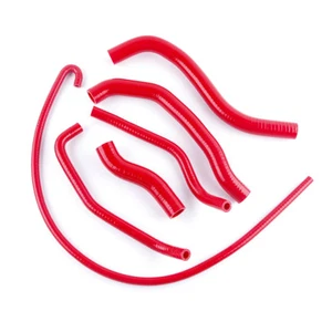 For SUZUKI GSXR 600 1997-2000 / GSXR 750 96-00 SRAD SILICONE RADIATOR HOSES Red - Picture 1 of 6