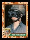 1991 63 Night Vision Goggles Topps Desert Storm Trading Card TC CC