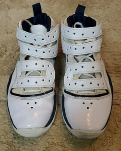 Nike Air Men's Sharkey Remix size11.5 US White/ Navy - Picture 1 of 6