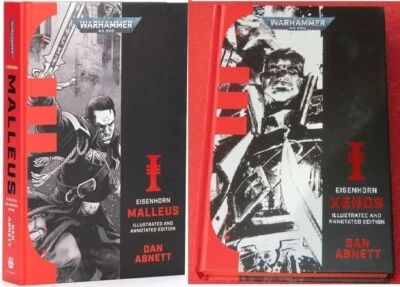 Eisenhorn Xenos & Malleus Hardback Book Pair Books New HB GW WH40K Black Library - Image 1 of 4