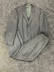 Joseph Abboud Nordstrom Men’s 2 Piece Wool Suit 42R Jacket 33x34 Tapered Pants - Picture 1 of 16
