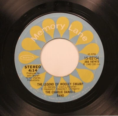 Country 45 The Charlie Daniels Band - The Legend Of Wooley Swamp / In America On - Image 1 of 2
