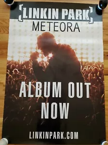 LINKIN PARK - Meteora Record Release Poster 2003  PROMO ONLY!!!  RARE!!! - Picture 1 of 3