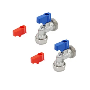 Grifo para lavadora en ángulo con válvula de retención 15 mm x 3/4" (PAQUETE2, PAQUETE 5, PAQUETE 10) - Imagen 1 de 1