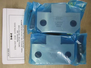 (2) DME PLM-0004 Straight Side Interlock Male 4" Injection Mold Interlok Lot - Picture 1 of 2