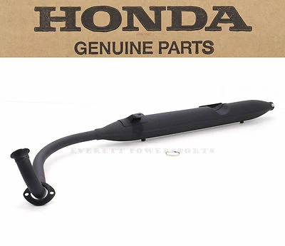 New Genuine Honda Exhaust Muffler W/Gasket 66*-79 CT90 Trail 90 (See Notes) #R64 - Image 1 of 4