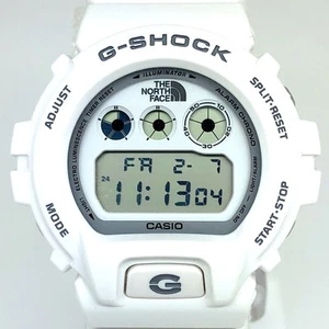 CASIO G-SHOCK DW-6900NS-7 Supreme × TNF Collab White Logo EL Rare 2022 - Picture 1 of 10