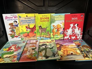 Disney Wonderful World Lesen Vintage Kinder 10 Bücher Set 70 80er 90er KOSTENLOSER VERSAND - Bild 1 von 7