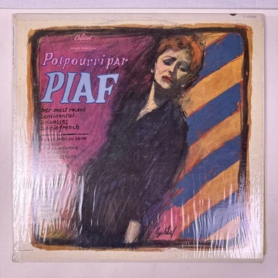 Edith Piaf ‘Potpourri Par Piaf’ Capitol Vinyl LP Recorded In Paris. 1961. - Image 1 of 4
