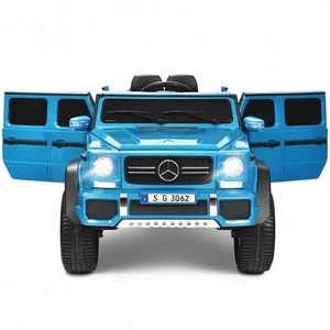 12V Lizenziertes Mercedes-Benz Kinder Mitfahrauto - Navy - Farbe: Navy - Bild 1 von 5