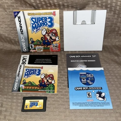 ¡EXCELENTE ESTADO! Mario Advance 4 Super Mario Bros. 3 Game Boy Advance 2003 completo en caja original Foto 1 de 4