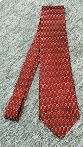 Corbata Crooks And Creed Estampado Geométrico 100% Seda Hecha en Italia - Imagen 1 de 13