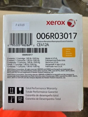 Xerox OEM Toner Cartridge for HP CE412A Yellow - NEW - Image 1 of 4