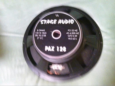 Stage Audio PAX 158 Bass Lautsprecher 8 Ohm 150 W RMS 12 Zoll 30 cm Tieftöner - Bild 1 von 3