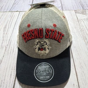 Fresno State Zephy's Snapback Mesh Back Baseball Cap Hat Adjustable - Picture 1 of 7
