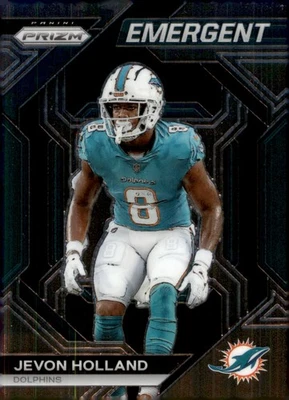 2023 Panini Prizm #H-12 Jevon Holland Emergent Prizms Silver - Image 1 of 2