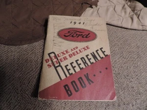 1941 Ford Deluxe and Super Deluxe Reference Book - Picture 1 of 5