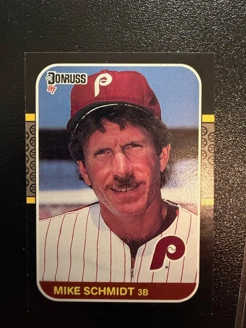 Tarjeta Donruss 1987 Philadelphia Phillies Mike Schmidt #139 Foto 1 de 1