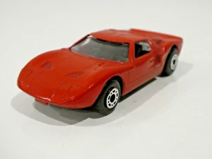 MATCHBOX SUPERFAST No. 41 ~ FORD G.T. - RED/BLACK INTERIOR/GREY BASE- BULGARIA - Picture 1 of 8