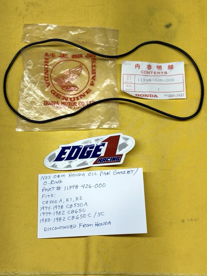 Junta de cárter de aceite original Honda CB500, CB550, CB650 11398-426-000 Foto 1 de 1