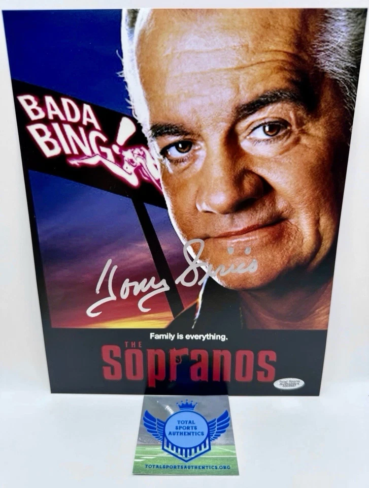 Tony Sirico Autographed Photo “Pauile Walnuts” With COA. Sopranos RARE. - image 1 of 2