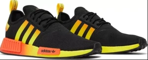 NIB MEN ADIDAS ORIGINALS FZ5877 NMD _ R1 BLACK/RED/YELLOW RUNNING SNEAKERS SHOES - Picture 1 of 5