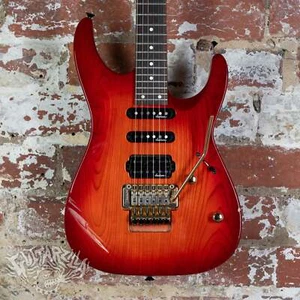 Charvel CDS-075-SSH 1990's See Through Red Sunburst MIJ Japan - Picture 1 of 19