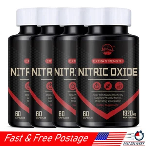 L-Arginine L-Citrulline 60/120/240 Nitric Oxide, Testosterone Booster,ED Support - Picture 1 of 15