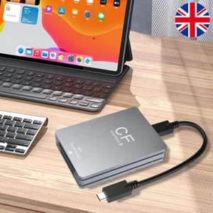 2 in 1 CFexpress Type B SD Card Reader USB 3.2 10Gbps Dual-Slot for SLR - Afbeelding 1 van 11