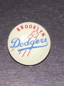 Vintage Cracker Jack Brooklyn Dodgers Pinback Pin Premium - Picture 1 of 4