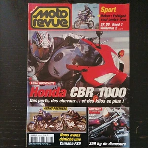 MOTO REVUE 3598 YAMAHA FZ6 Fazer HONDA CBR 954 RR 1000 CB 600 honda nrx 1800 - Picture 1 of 2