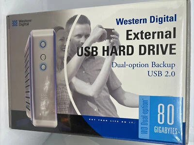 Western Digital Dual-Option 80GB External 7200RPM (WDXUB800BBNN) HDD - Image 1 of 4