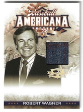 2008 DONRUSS THREADS BASEBALL AMERICANA - MATERIAL CARD BA-36 Robert Wagner