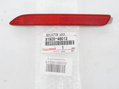 Reflector de moldura de parachoques trasero izquierdo para conductor Toyota Lexus 81920-08010 original OEM Foto 1 de 3