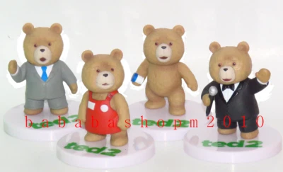 Takara Tomy Ted 2 figure Bear gashapon (full set of 4 figures) - Image 1 of 4
