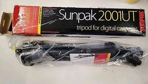 Sunpak 2001UT Photo/Video Tripod, Black New - Open Box - Picture 1 of 1