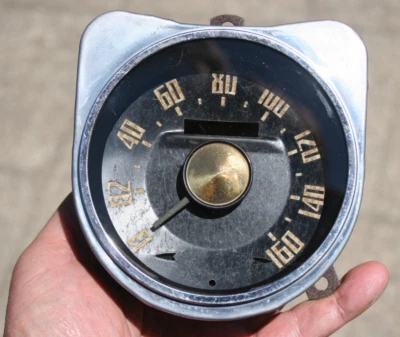 49 1949 Studebaker Champion Commander Vintage 160 MPH Speedometer - NO Glass - Image 1 of 4