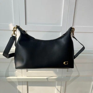 COACH CR981 Black Juliet Shoulder Bag Crossbody Outlet - Picture 1 of 5
