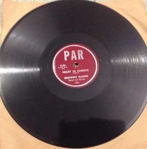 BROWNIE McGHEE 78 PAR 1301 Heart in Sorrow/Operator Long Distance 1952 VG++/Ex - Bild 1 von 5