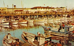 Vintage Postkarte - Fisherman's Wharf, San Francisco, CA - Bild 1 von 2