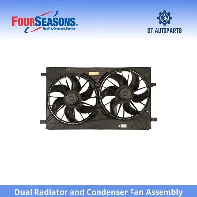For 2011-2014 Chrysler 200 Dual Radiator and Condenser Fan Assembly 4 Seasons - Image 1 of 4