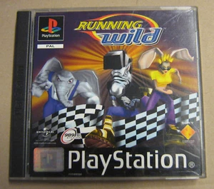 RUNNING WILD Playstation PS1 PSX PSONE Edizione italiana USED LIKE NEW 1st print - Picture 1 of 3