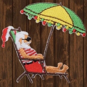 Santa Claus Embroidered Patch — Iron On - Picture 1 of 1