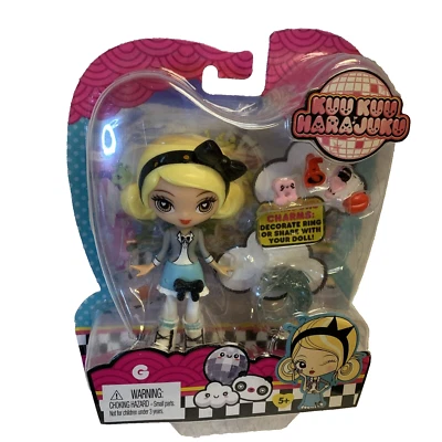 MATTEL Kuu Kuu Harajuku Fashion Music G 4' Doll w/ charms & ring