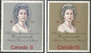 1973 Canada Stamps ~ Queen Elizabeth II ~ 8 cents & 15 cents ~ MNH - Picture 1 of 3