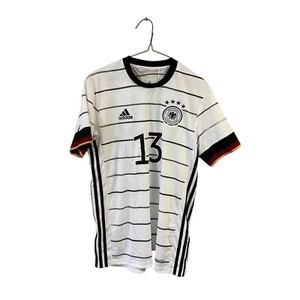 Camiseta de fútbol para hombre Adidas Alemania 2020 Muller blanca talla pequeña nueva sin etiquetas - Imagen 1 de 7