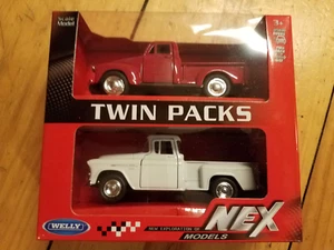 Welly Nex Doppelpacks 1953 Chevrolet 1955 Chevrolet Pickups D - Bild 1 von 1