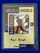 2011 Upper Deck World of Sports Bryce Harper Rookie Autograph