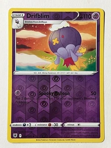 Drifblim 064/189 Holograma Inverso Poco Común Resplandor Astral Pokemon Pack Fresco - Imagen 1 de 4